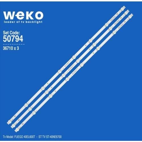 Weko Wkset-5794 36710x3 Ms-L2695 Nordmende 40
