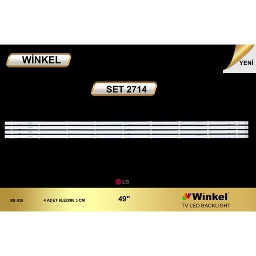 Winkel Set-2714 LG Tv D Led Takımı 4 Parça
