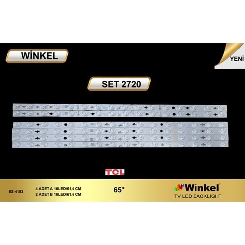 Winkel Set-2720 Tcl Tv D Led Takımı 6 Parça Blue
