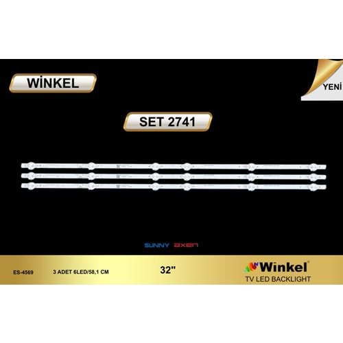 Winkel Set-2741 Sunny Tv D Led Takımı 3 Parça