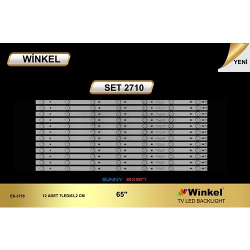 Winkel Set-2710 Sunny Tv D Led Takımı 12 Parça