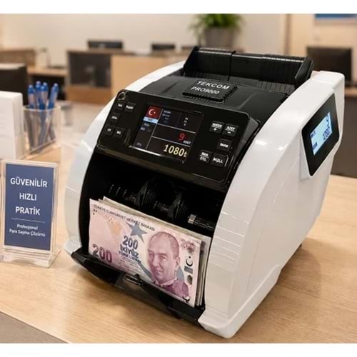 Tekcom Pro 9000 Karışık Para Sayma Makinesi