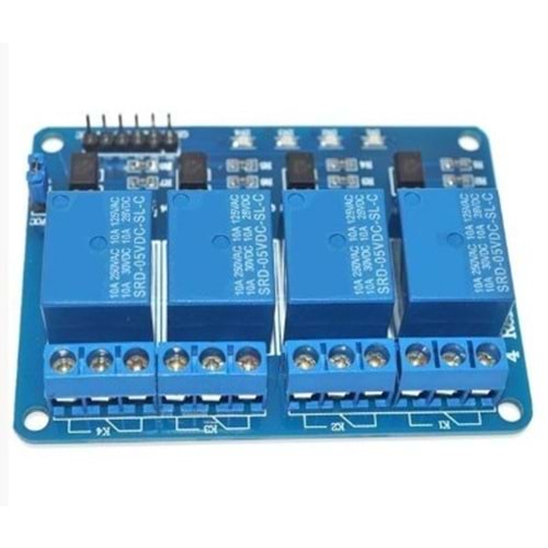 Arduino RC-10108 24 Volt 4 Kanal Optolu Röle Modülü