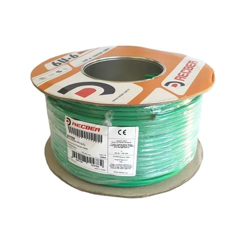 Reçber 307059G RG6 U6 Yeşil Uydu kablo - Metre