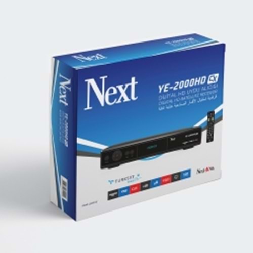 Next YE-2000 HD CX Ip Tv & Vod+Tkgs+ Ethernet Girişli Kasalı Full Hd Uydu Cihazı