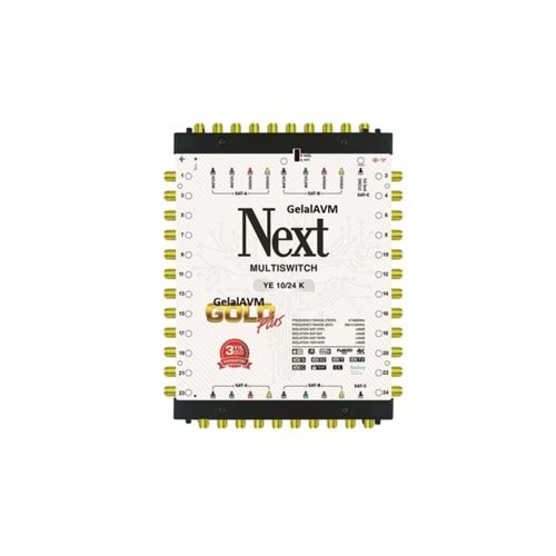 Next YE-10/24 Kaskatlı Gold Plus Multiswitch Uydu Santrali
