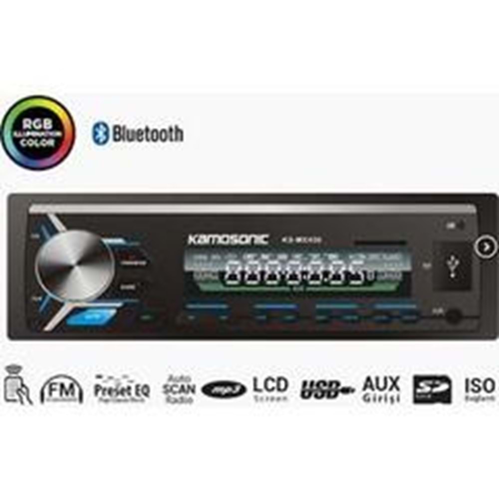 Kamosonic KS-MX650 4x50 Watt Oto Teyp