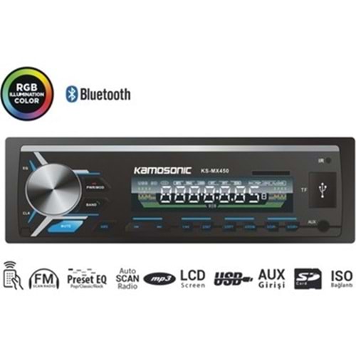 Kamosonic KS-MX640 4x50 Watt Oto Teyp