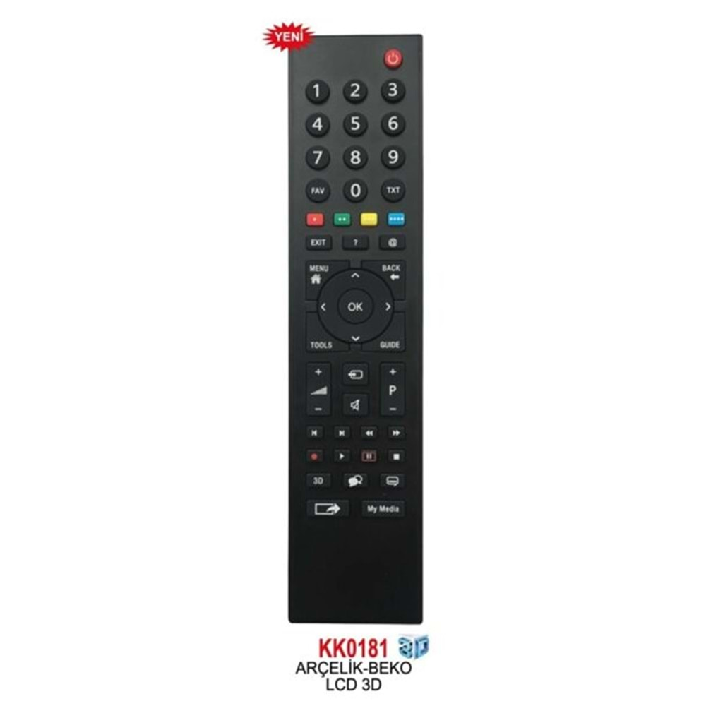 Swat KK0181 Arçelik-Beko 3D Lcd/Led Tv Kumandası