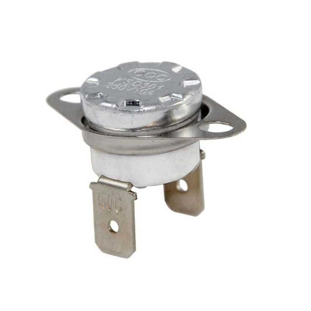 KSD301 250V 10A 160°C Kulaklıklı Termostat