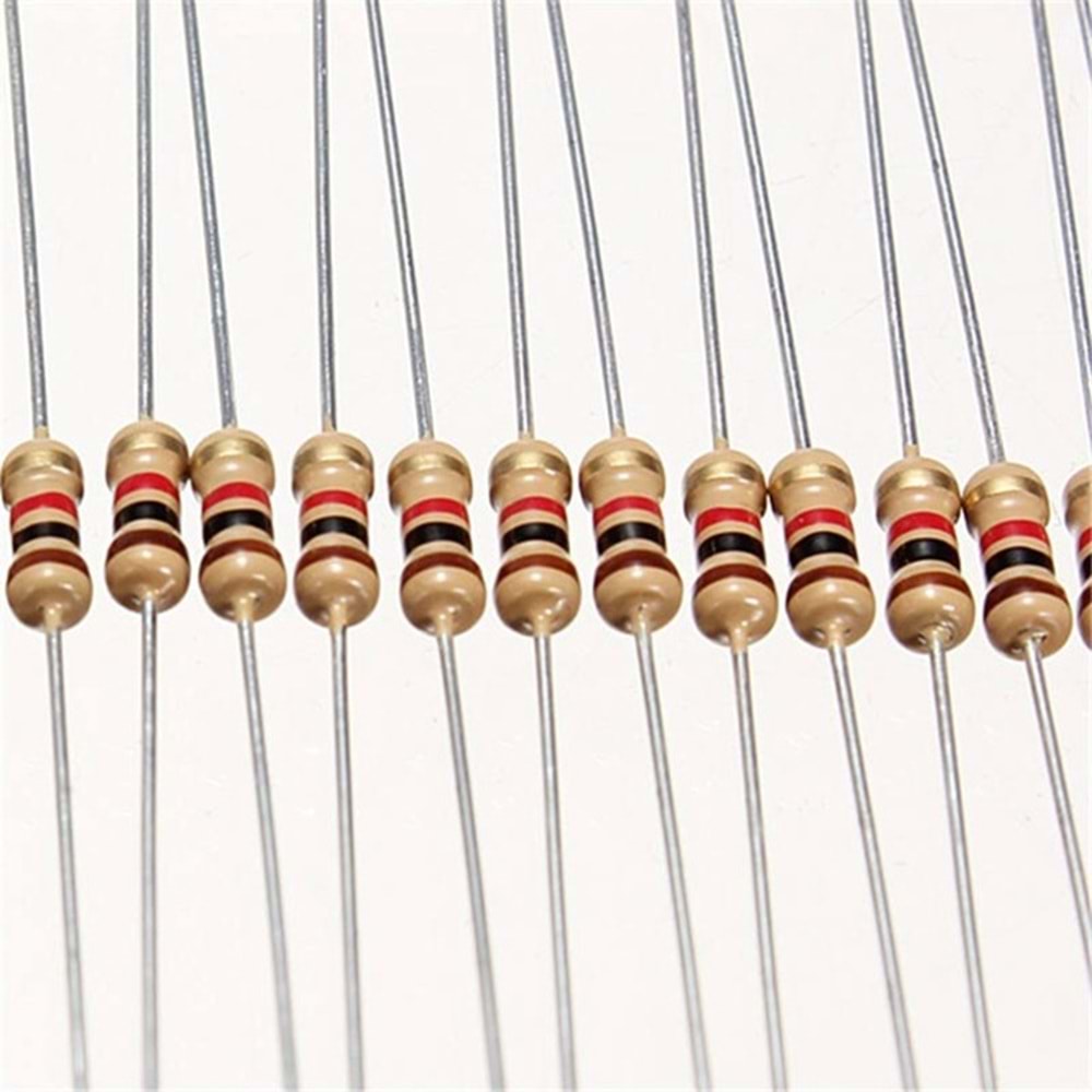 1.8 KOhm 1/4 Watt Direnç - 10 Lu Paket Halinde