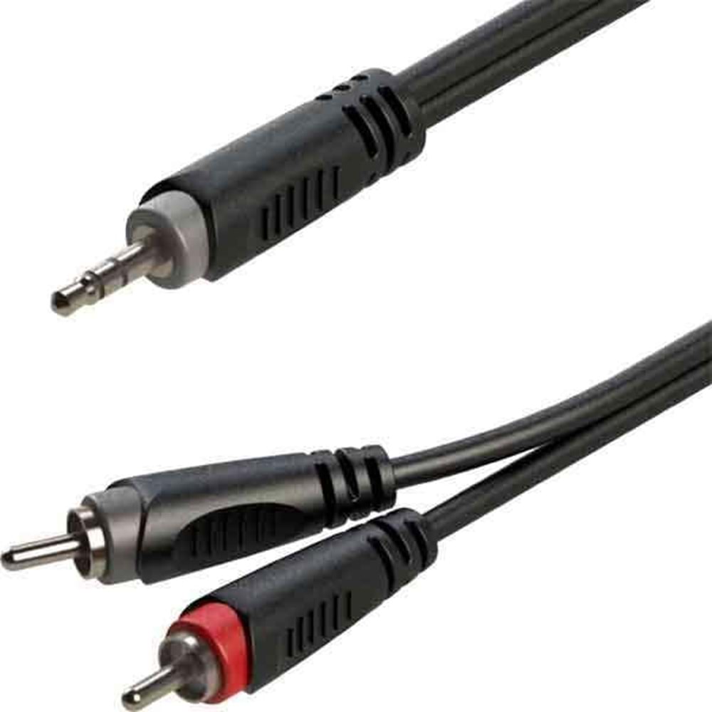 Roxtone RX-K12905 2xRca to 3.5mm Stereo Kablo 5 Metre