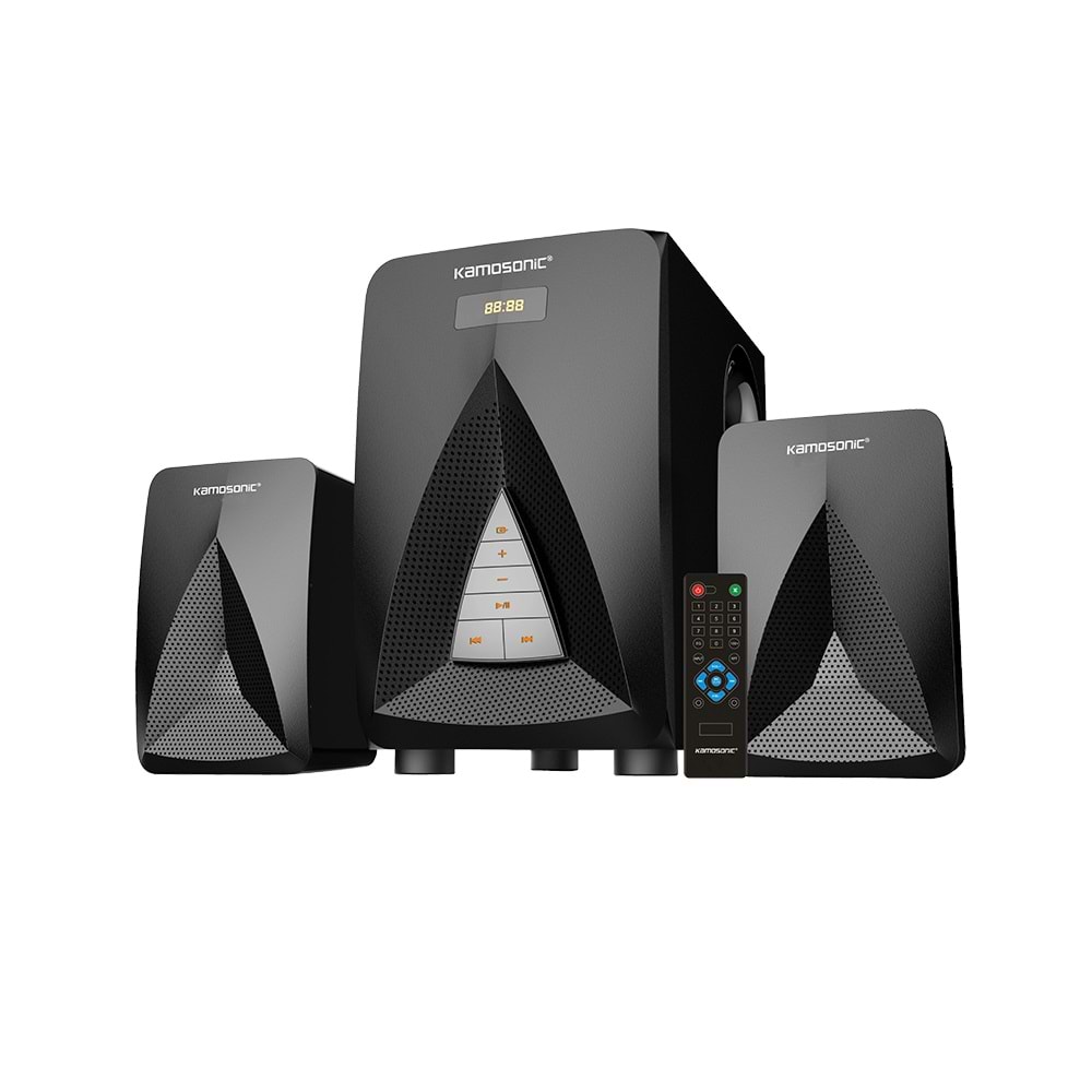 Kamosonic KS-2055 425 Watt Peak Power+Led Ekran 2.1 Ses Sistemi