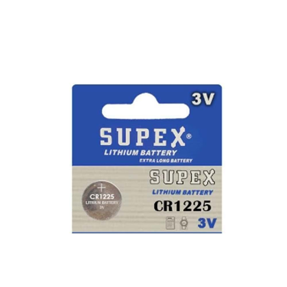 Supex CR-1225 3 Volt Para Pil