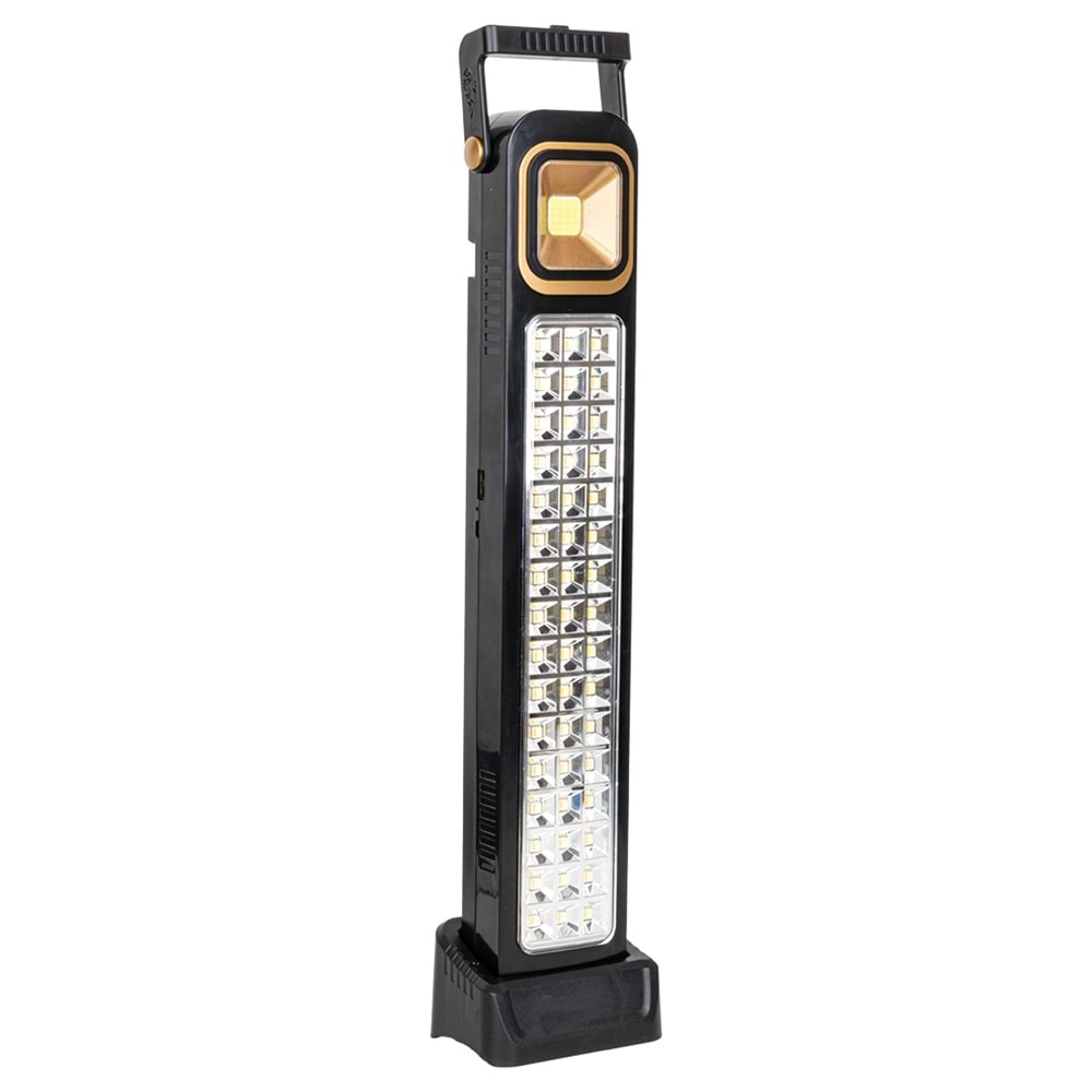Premio PR-3838 2 Watt Cob Ledli + 48 Ledli Solar Şarjlı Işıldak