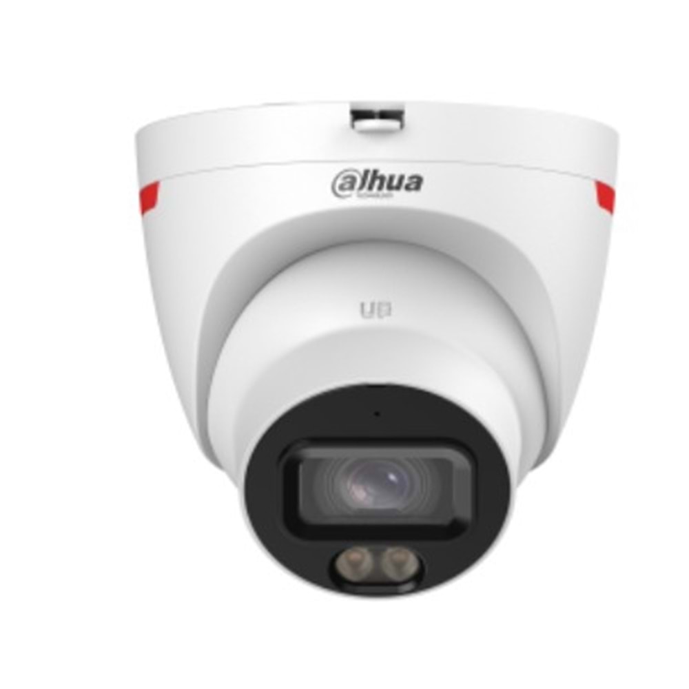 Dahua IPC-HDW2449T-S-PRO 4MP Wiz Color 2.8mm H265+ 50Mt Gece Görüşü IP67 Dahili Mikrofon PoE Dome IP Kamera