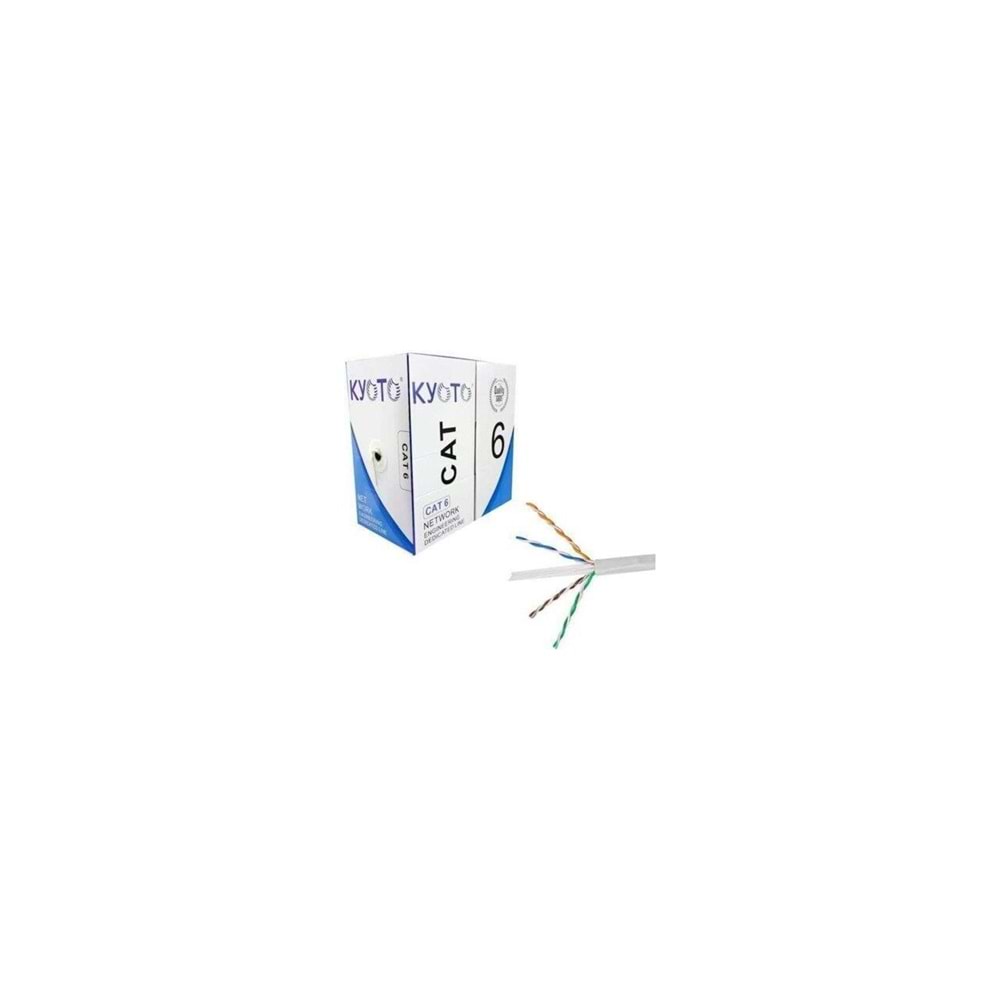 Kyoto 0.50mm 23AWG Cat6 Network Kablosu - Metre