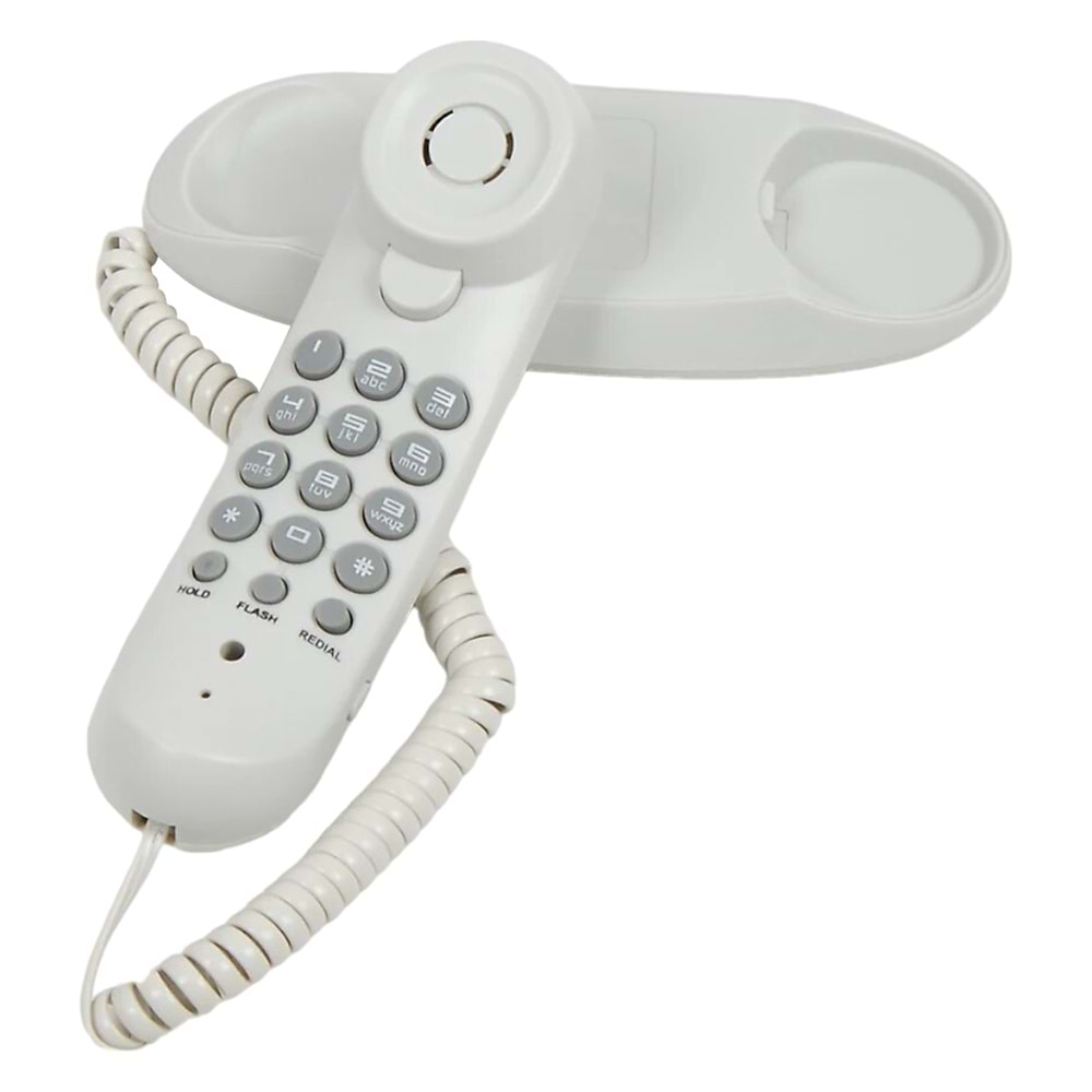 Trax TW-105 Masaüstü ve Duvar Tipi Kablolu Telefon Beyaz