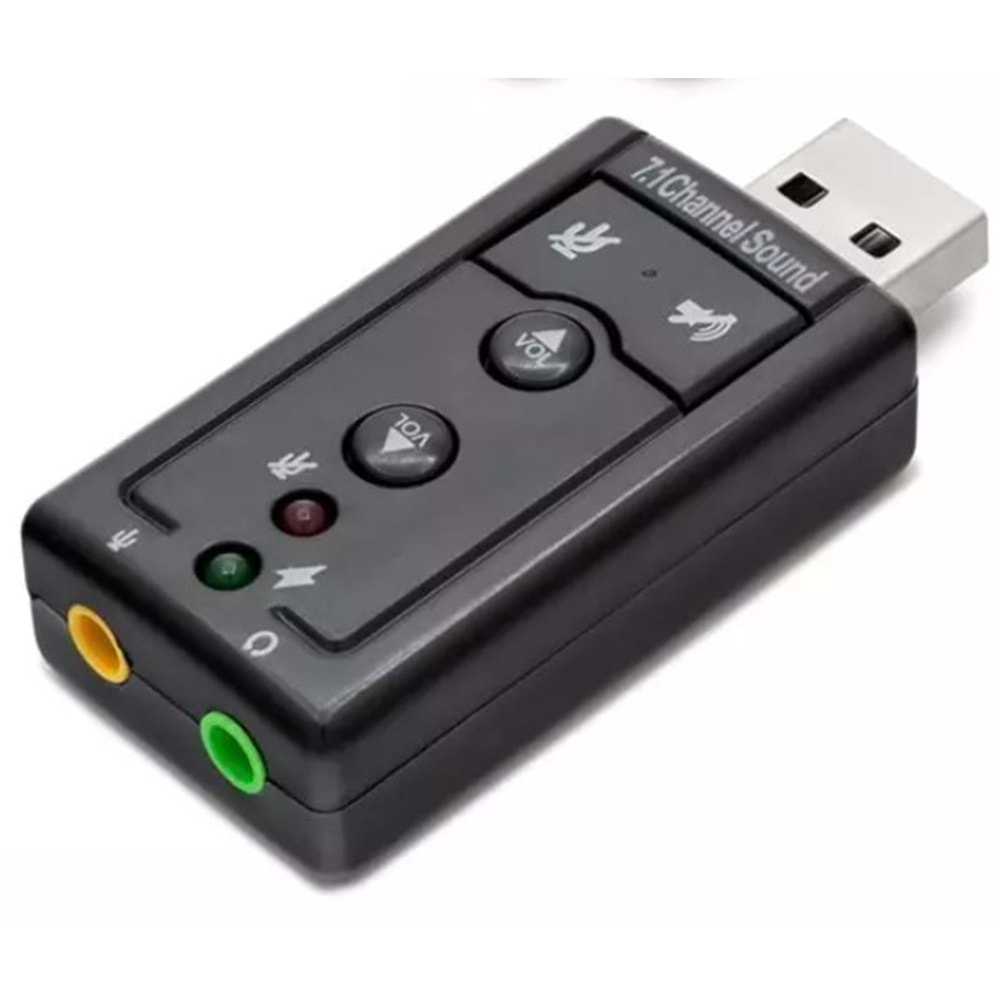 Hadron HDX5255 Ses Kartı Usb 7.1 Siyah
