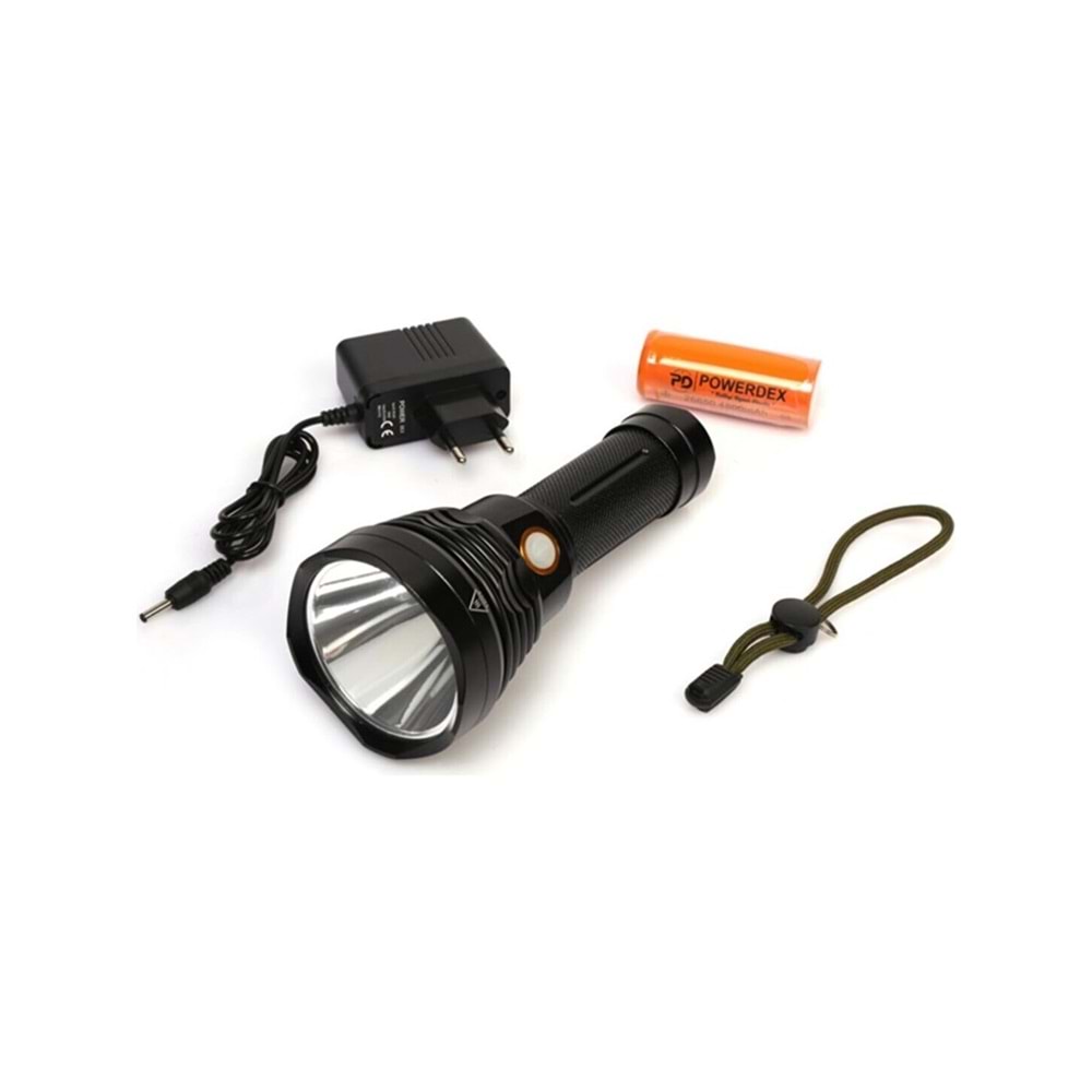 Powerdex PD-6692 15 Watt 1000 Lümen Profesyonel Şarjlı El Feneri
