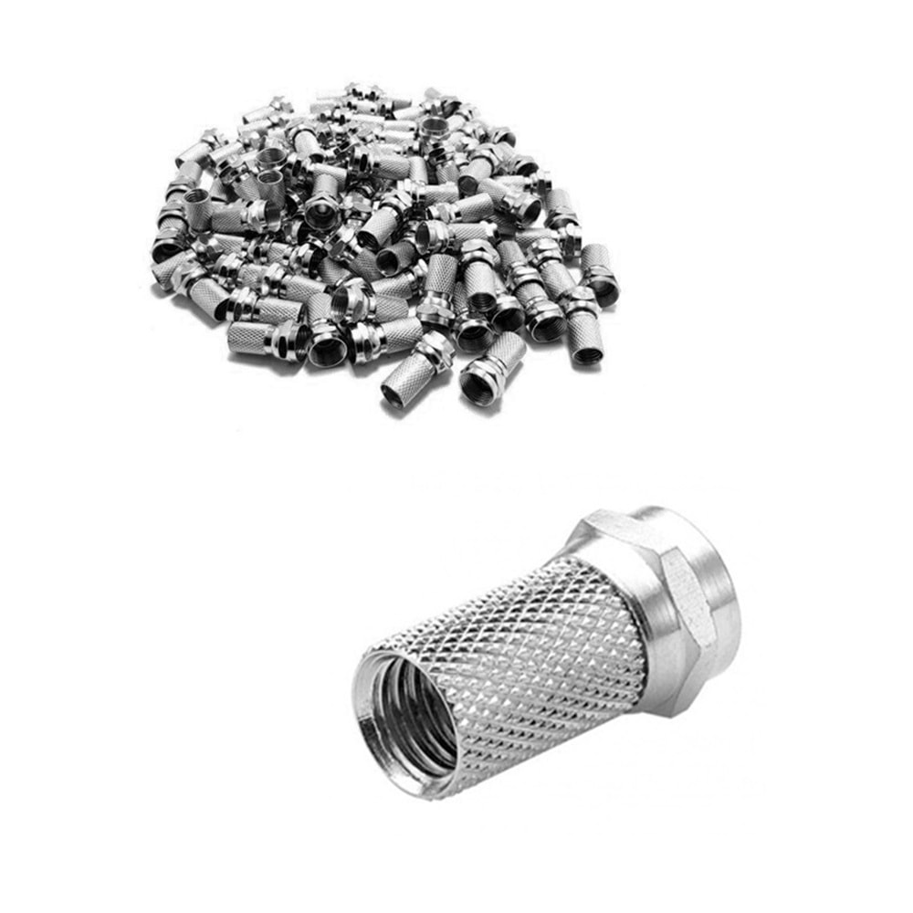 Powermaster 9346 F Konnektör RG6/U6 Geniş - 100 Lü Paket