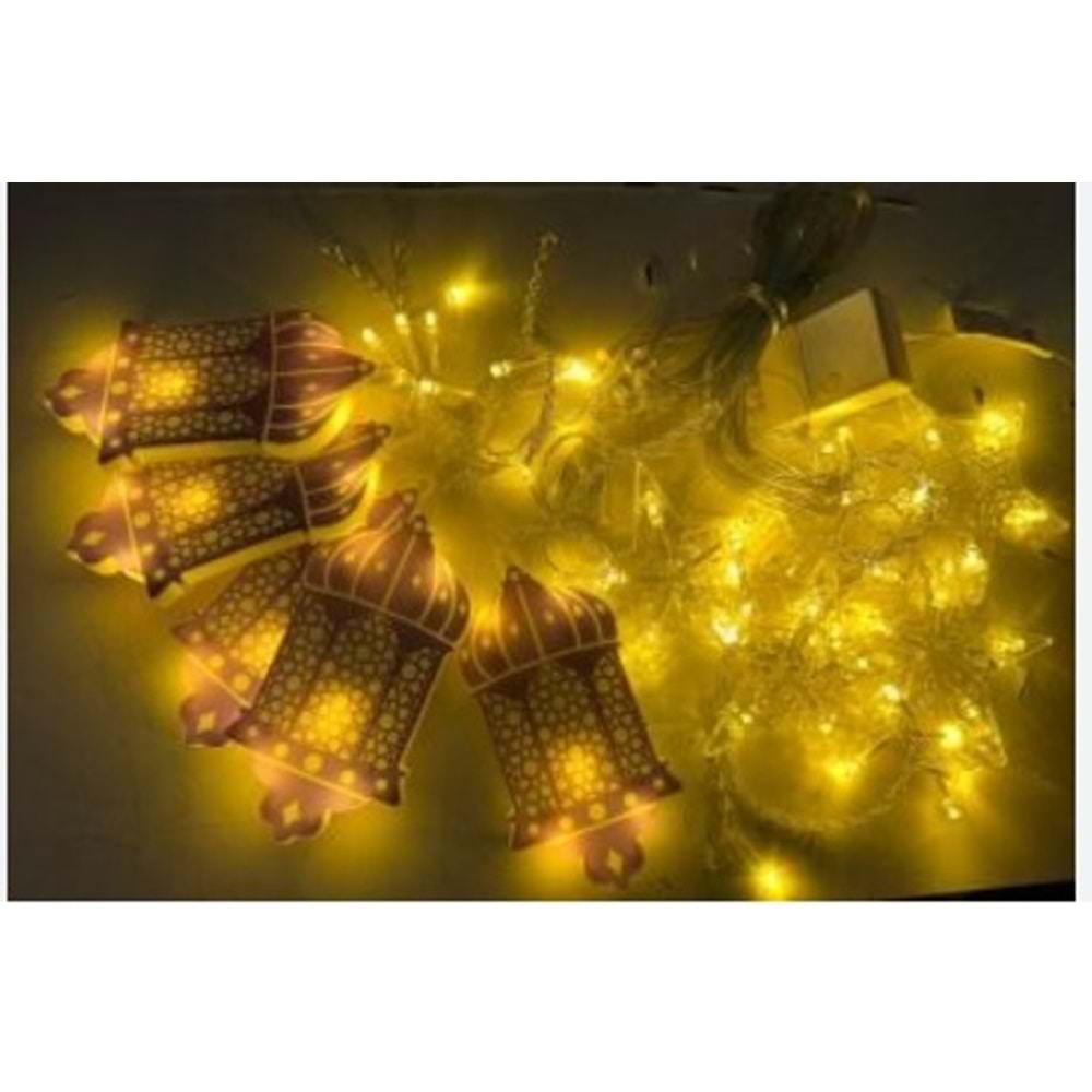 Magicline SNC-709-3 Animasyonlu Kandil Yıldız Set Led Perde Yılbaşı Süsü 60-90 Cm -3 Metre