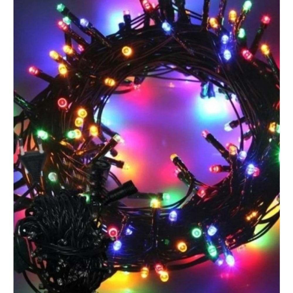 Magicline SNC-209 Animasyonlu Rgb Yılbaşı Ağacı Süsü 10 Metre 100 Ledli Siyah Kablolu Fiş Tipi SNC-209 3200K