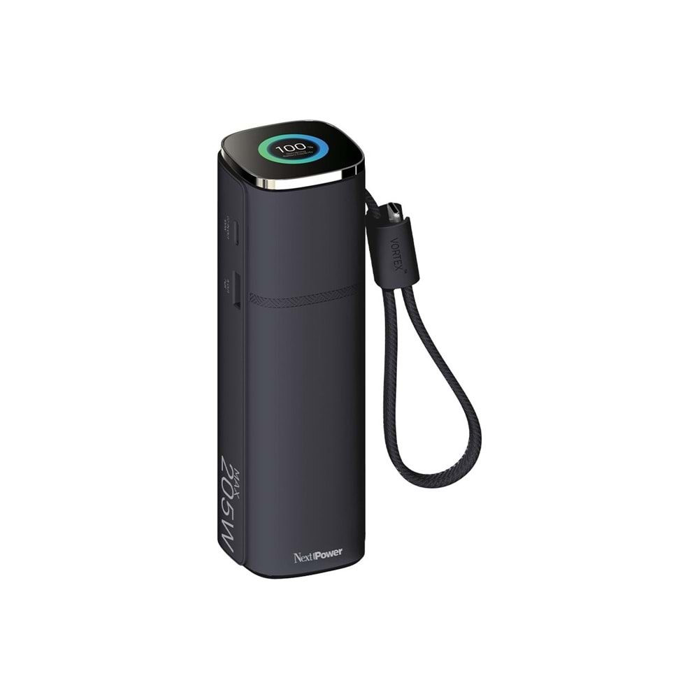 Next Power S29 15000mAH Siyah 205 Watt TFT Powerbank