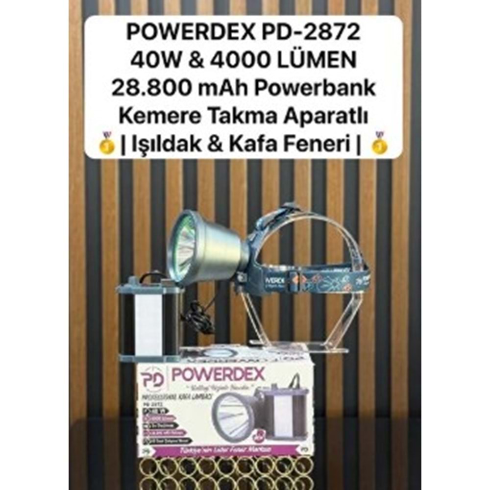 Powerdex PD-2872 Kafa Feneri