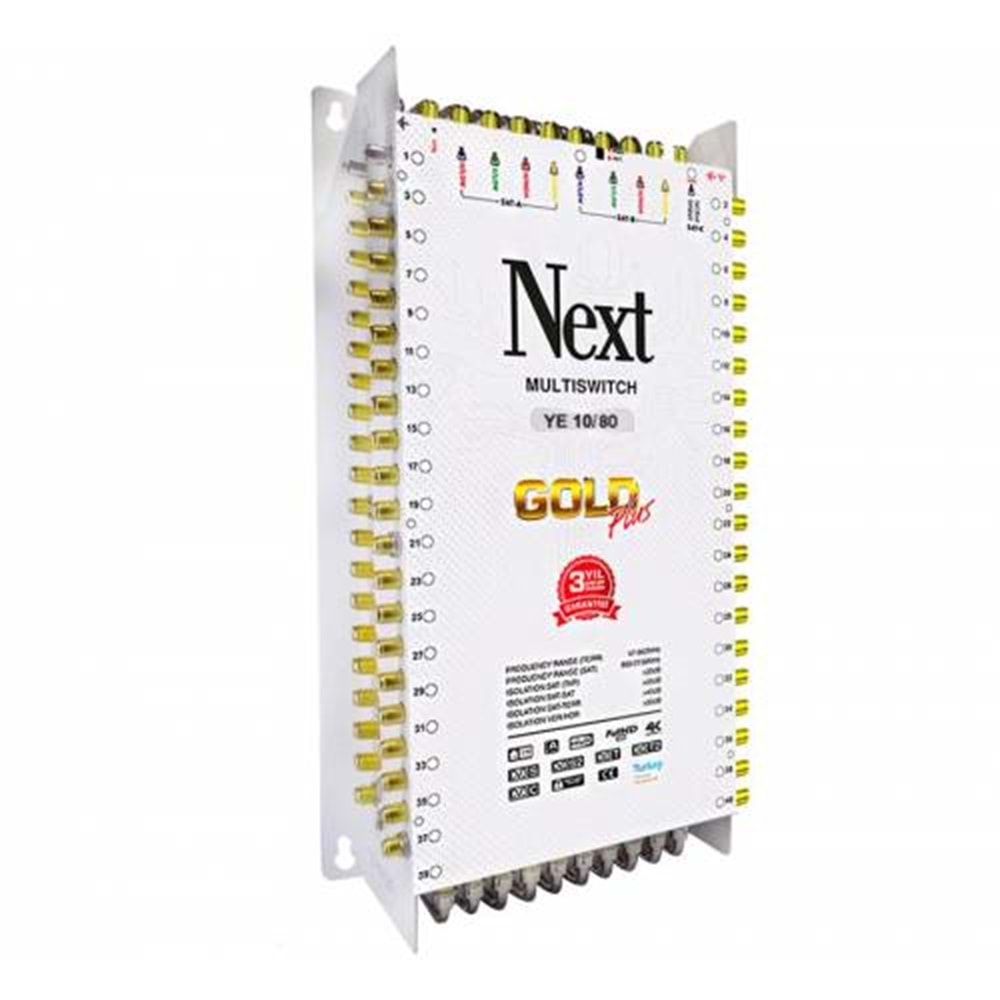 Next YE-10/80 Sonlu Gold Plus Multiswitch Uydu Santrali